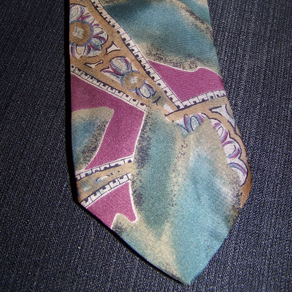 Jsaco Abstract & floral Tie